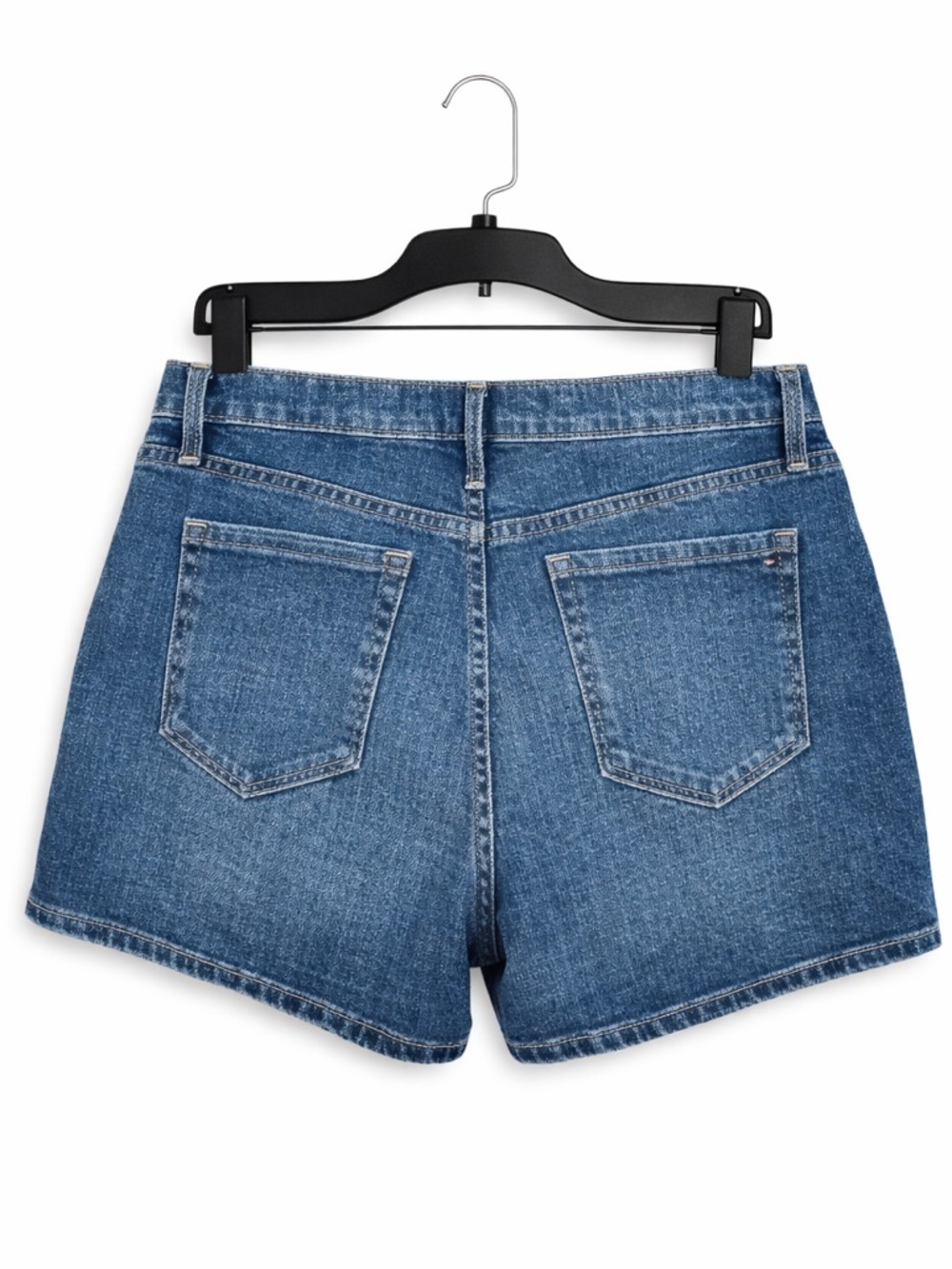 Tommy Hilfiger TH Flex Heart Logo Denim Shorts Women’s Size 2 - Picture 2 of 2